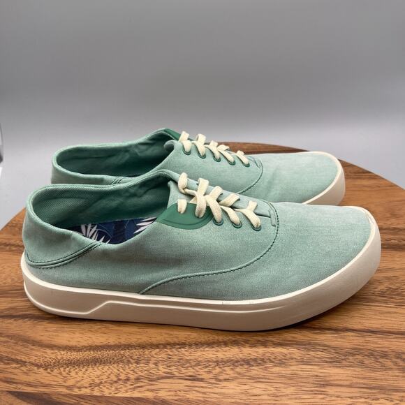 OluKai Tradewind Shoes Mens Size 9 Green Walking Comfort Casual Sneakers - Picture 1 of 8